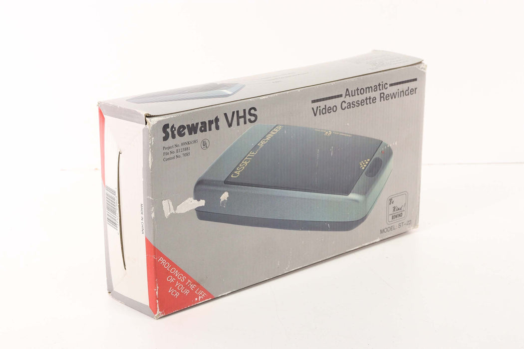 Stewart VHS ST-23 Automatic Video Cassette Rewinder (Original Box)-Electronics-SpenCertified-vintage-refurbished-electronics