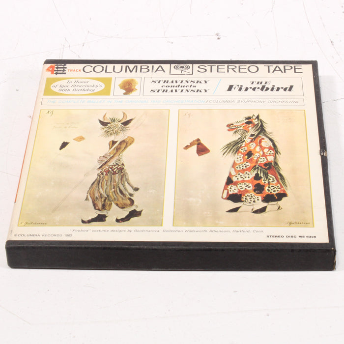Stravinsky – The Firebird (Complete Ballet, 1910 Original Orchestration) Columbia Symphony Orchestra – Reel to Reel Tape 7" 1/4" 7½ IPS Columbia Stereo Tape-Reel-to-Reel Tape-SpenCertified-vintage-refurbished-electronics