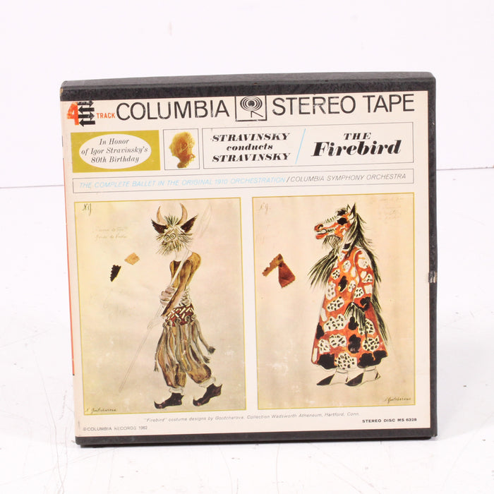 Stravinsky – The Firebird (Complete Ballet, 1910 Original Orchestration) Columbia Symphony Orchestra – Reel to Reel Tape 7" 1/4" 7½ IPS Columbia Stereo Tape-Reel-to-Reel Tape-SpenCertified-vintage-refurbished-electronics