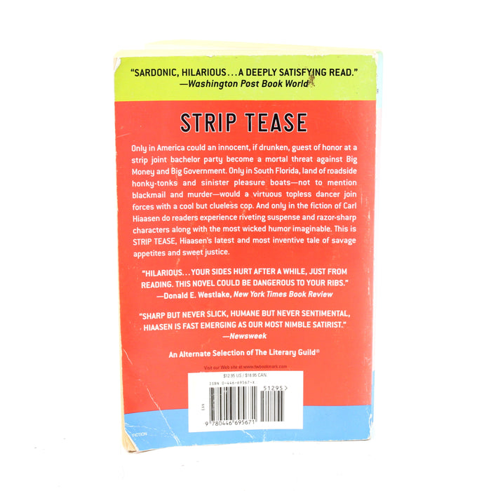 Strip Tease by Carl Hiaasen Paperback Book (2005)-Books-SpenCertified-vintage-refurbished-electronics