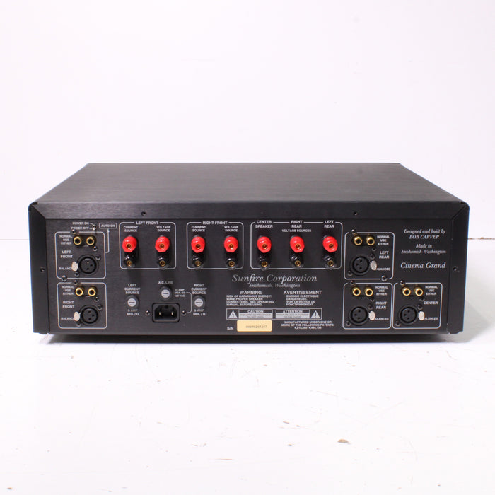 Sunfire Cinema Grand High Fidelity 5-Channel Power Amplifier 2001 (AS-IS)-Sound Processor-SpenCertified-vintage-refurbished-electronics