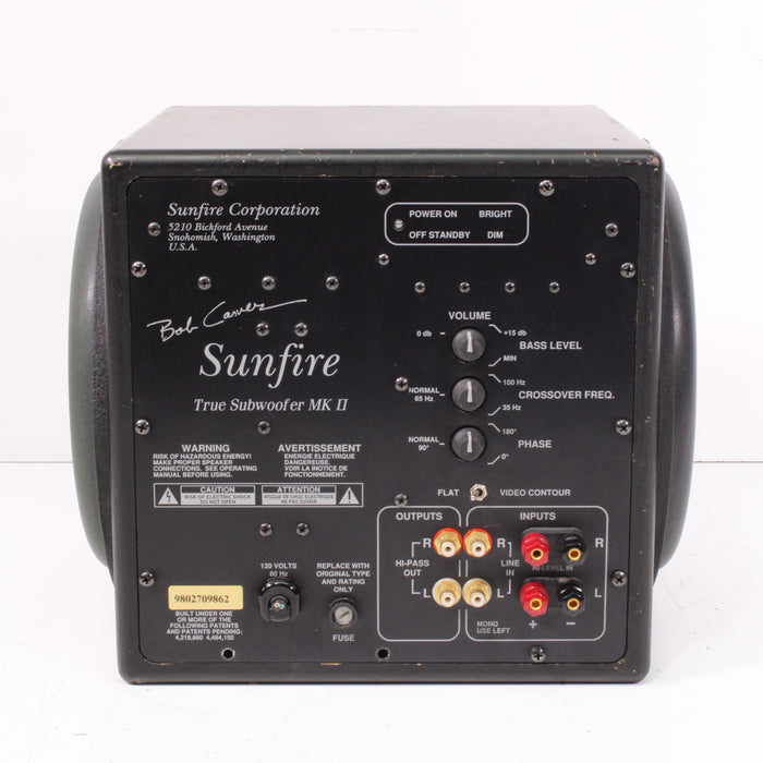 Sunfire True Subwoofer MK II 10" Powered Subwoofer (AS IS)-Speakers-SpenCertified-vintage-refurbished-electronics