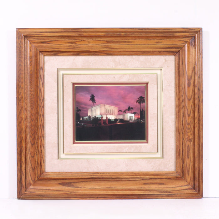 Sunset View Mesa, Arizona Temple Framed Photograph-Painting-SpenCertified-vintage-refurbished-electronics