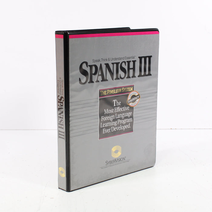 SyberVision Essential Spanish III 16 Cassette Tapes Collection-Cassette Tapes-SpenCertified-vintage-refurbished-electronics