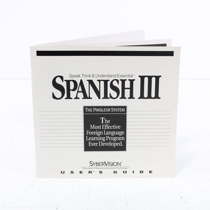 SyberVision Essential Spanish III 16 Cassette Tapes Collection-Cassette Tapes-SpenCertified-vintage-refurbished-electronics