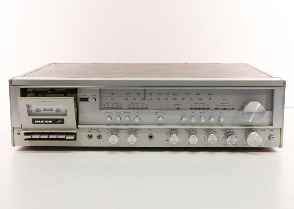 SYLVANIA CP0666 Cassette Deck Recorder/AM/FM Radio Tuner-Cassette Players & Recorders-SpenCertified-vintage-refurbished-electronics