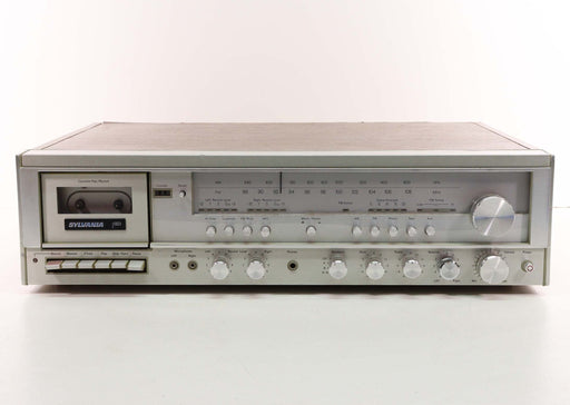 SYLVANIA CP0666 Cassette Deck Recorder/AM/FM Radio Tuner-Cassette Players & Recorders-SpenCertified-vintage-refurbished-electronics