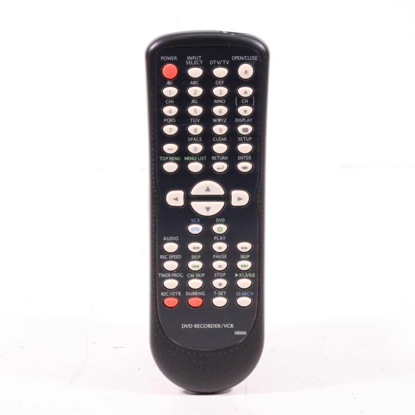 Sylvania Funai NB666 Remote Control for DVDR DVD VCR Combo Player Reco