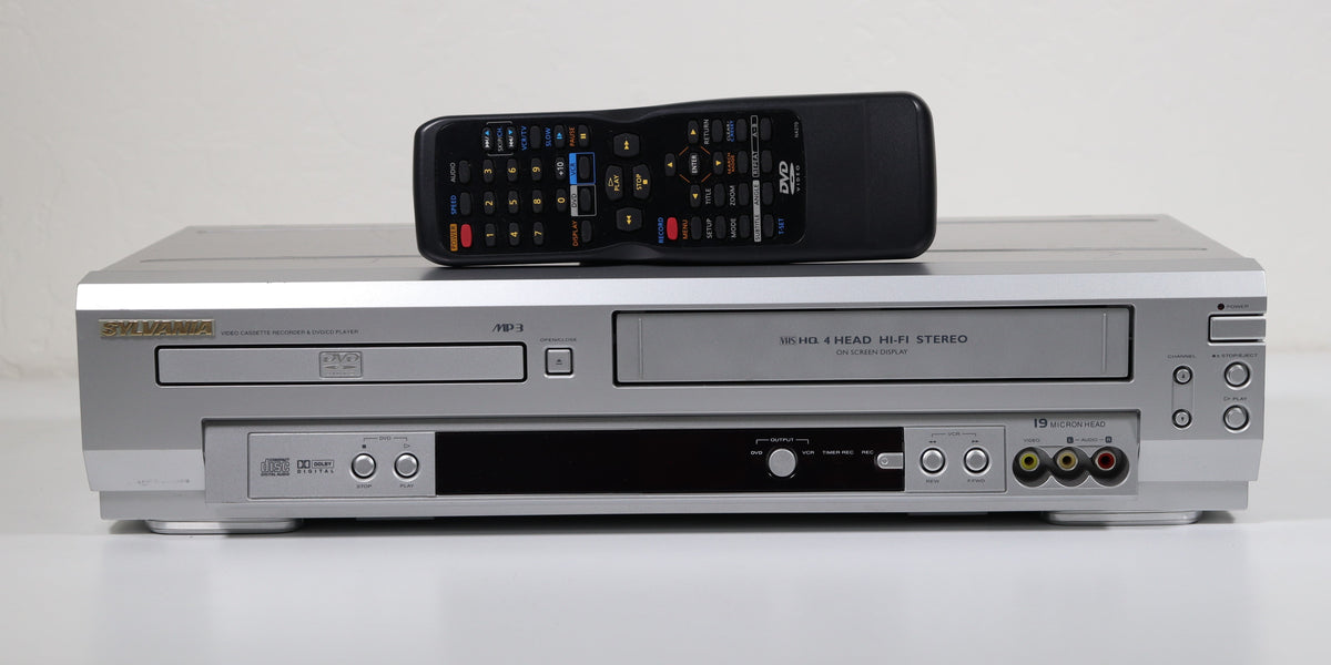 Sylvania DVG840G DVD VCR Combo VHS Tape Player 4 Head Hi-Fi selling Stereo With Remote