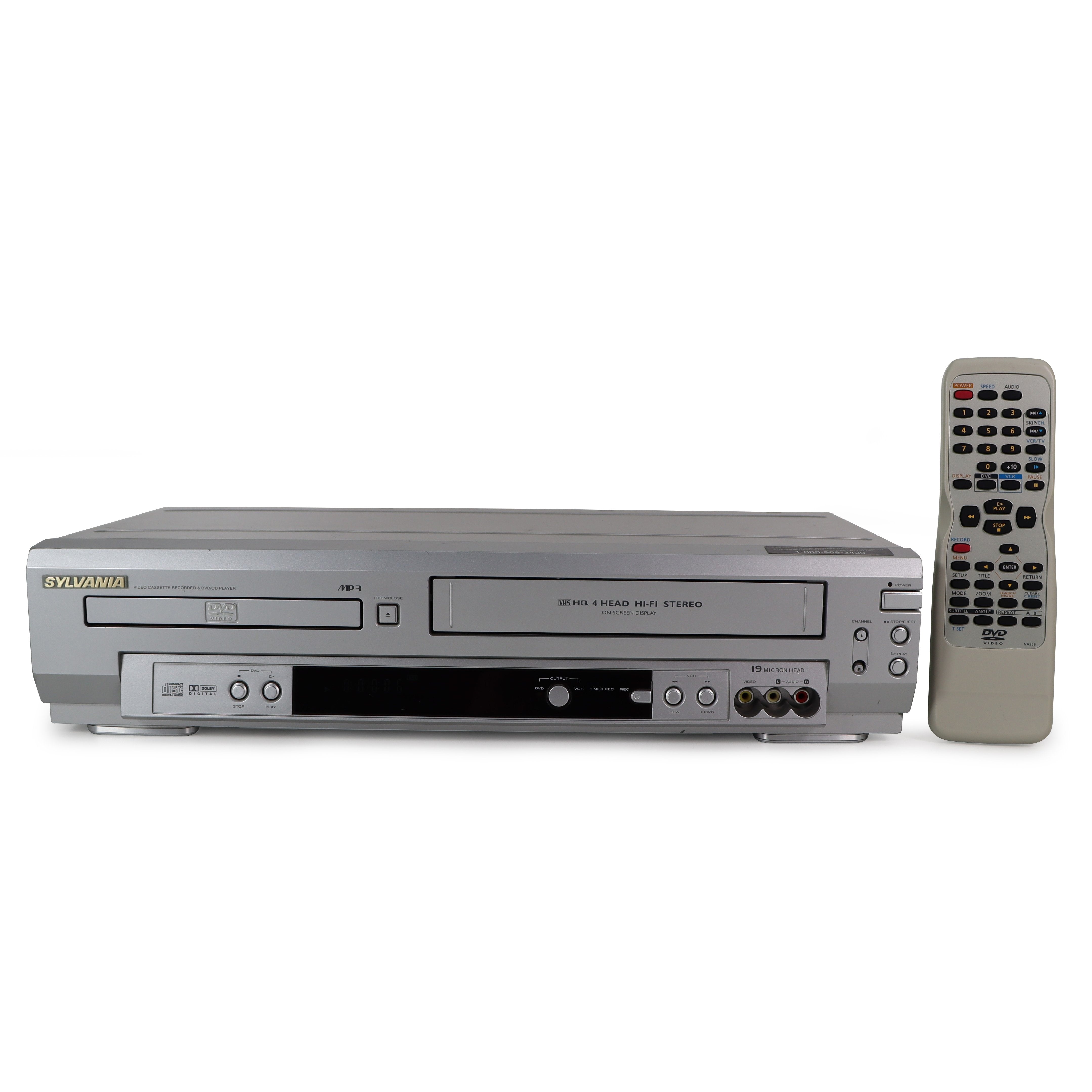 Sylvania Grabadora de casete de vídeo SSD803/reproductor de DVD VHS DVD  Video [Electrónica]