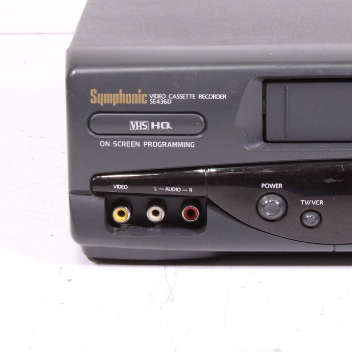 Symphonic SE436D VCR VHS Player 4-Head Hi-Fi Stereo Auto Tracking-VCRs-SpenCertified-vintage-refurbished-electronics