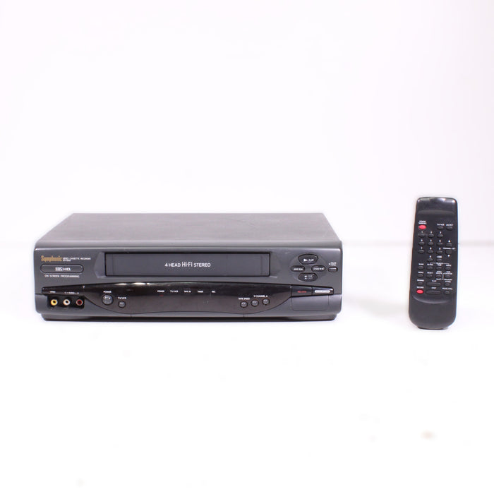 Symphonic SE436D VCR VHS Player 4-Head Hi-Fi Stereo Auto Tracking-VCRs-SpenCertified-vintage-refurbished-electronics