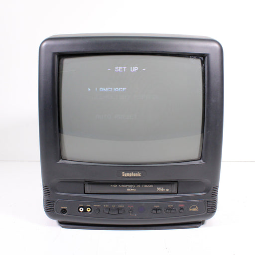 Symphonic SSC139V 13" CRT Television TV VCR Combo (EATS TAPES)-Televisions-SpenCertified-vintage-refurbished-electronics