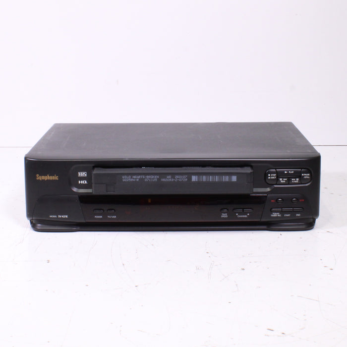 Symphonic SV421E 4-Head Hi-Fi Stereo VCR VHS Player Recorder-VCRs-SpenCertified-vintage-refurbished-electronics