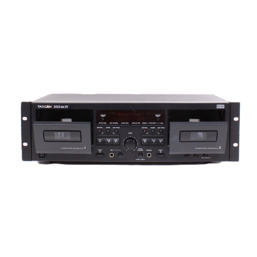 TASCAM 202MKIV Dual Cassette Deck Dolby B Noise Reduction High-Speed Dubbing Rack Mount-Cassette Players & Recorders-SpenCertified-vintage-refurbished-electronics