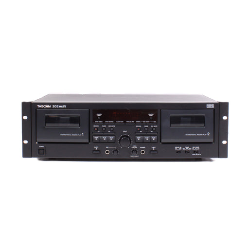 TASCAM 202MKIV Dual Cassette Deck Dolby B Noise Reduction High-Speed Dubbing Rack Mount-Cassette Players & Recorders-SpenCertified-vintage-refurbished-electronics