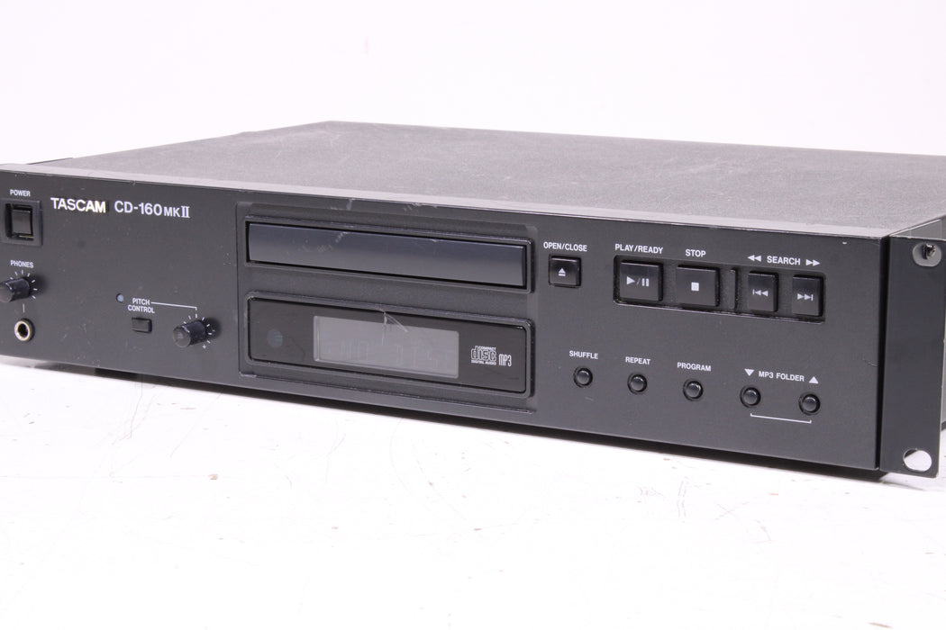 TASCAM CD-160MKII Professional CD Player Rack Mount (2007)-Electronics-SpenCertified-vintage-refurbished-electronics