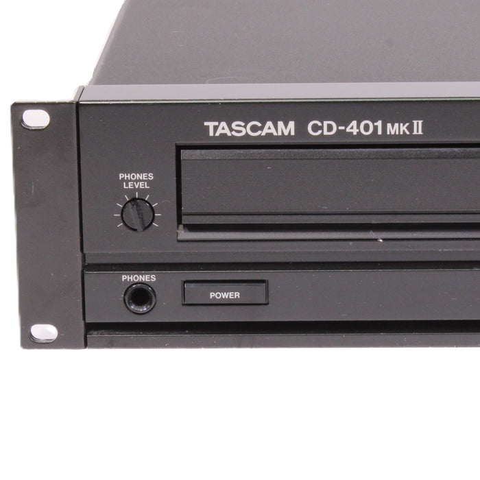 TASCAM CD-401MKII Professional Rack-Mount CD Player (1992)-Electronics-SpenCertified-vintage-refurbished-electronics