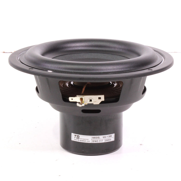 TB Tang Band W6-1139SI 6.5" Neodymium Subwoofer Speaker Driver Part 4 Ohms-Speaker Accessories-SpenCertified-vintage-refurbished-electronics