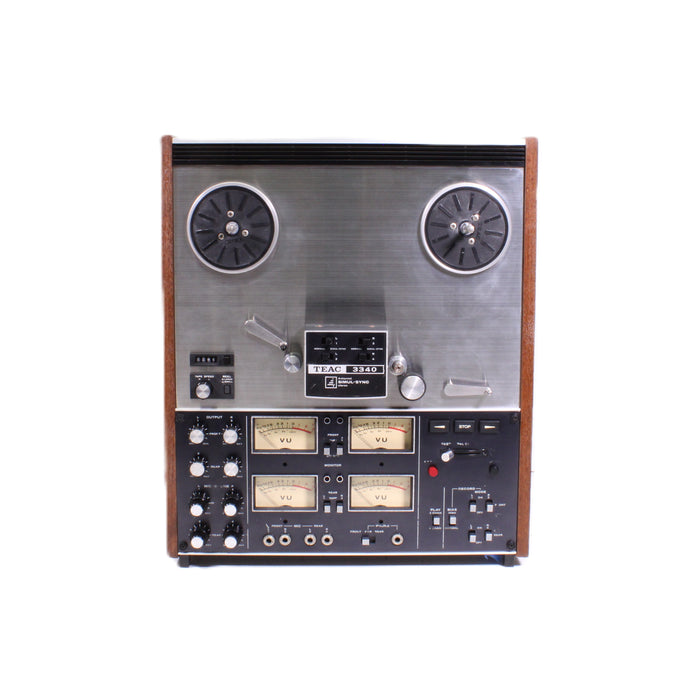 TEAC 3340 4-Channel Reel to Reel Tape Recorder Simul-Sync 10.5" Reel Deck-Reel-to-Reel Tape Players & Recorders-SpenCertified-vintage-refurbished-electronics