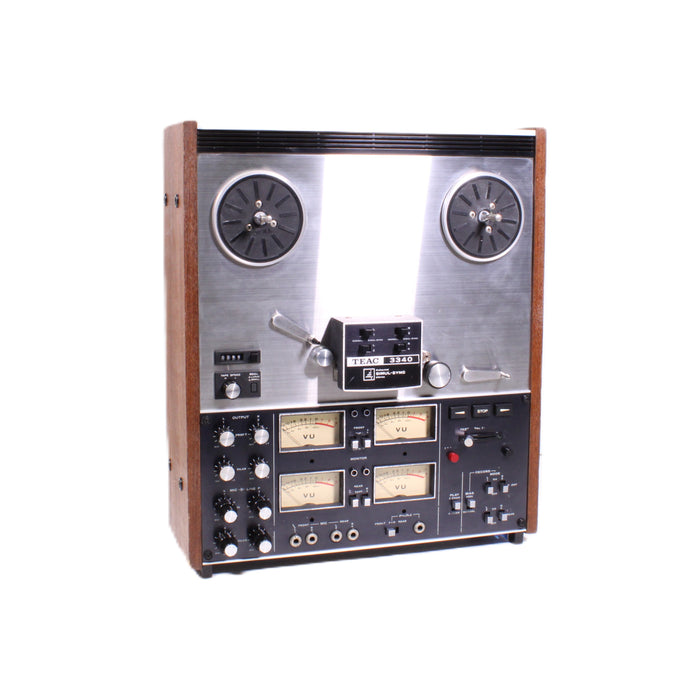 TEAC 3340 4-Channel Reel to Reel Tape Recorder Simul-Sync 10.5" Reel Deck-Reel-to-Reel Tape Players & Recorders-SpenCertified-vintage-refurbished-electronics