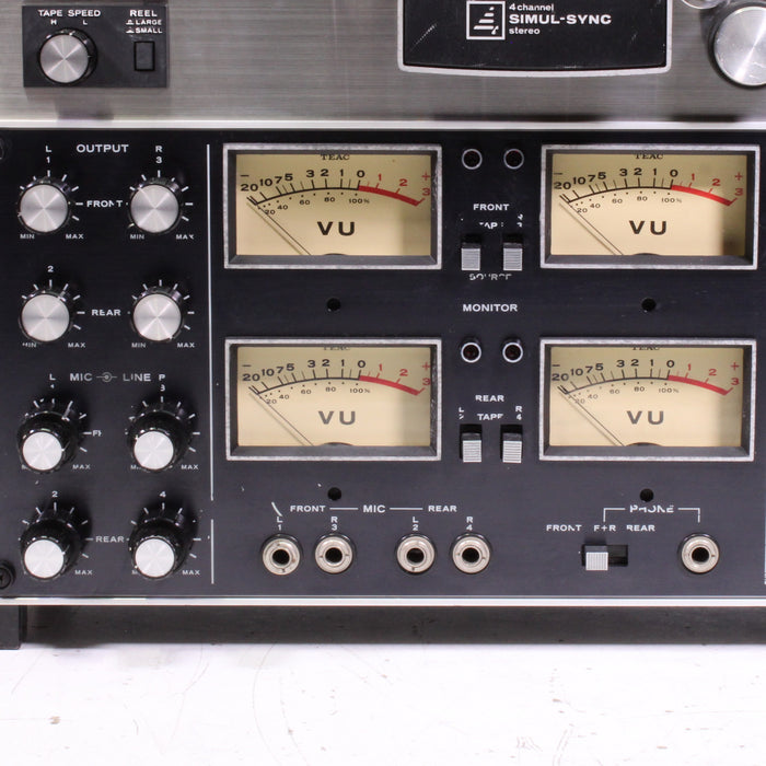 TEAC 3340 4-Channel Reel to Reel Tape Recorder Simul-Sync 10.5" Reel Deck-Reel-to-Reel Tape Players & Recorders-SpenCertified-vintage-refurbished-electronics
