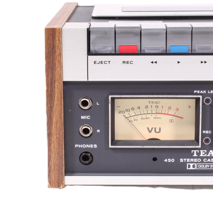 TEAC 450 Stereo Cassette Deck Dolby System-Electronics-SpenCertified-vintage-refurbished-electronics