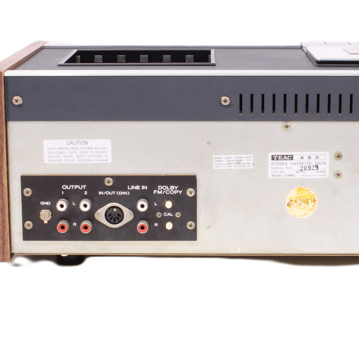 TEAC 450 Stereo Cassette Deck Dolby System-Electronics-SpenCertified-vintage-refurbished-electronics