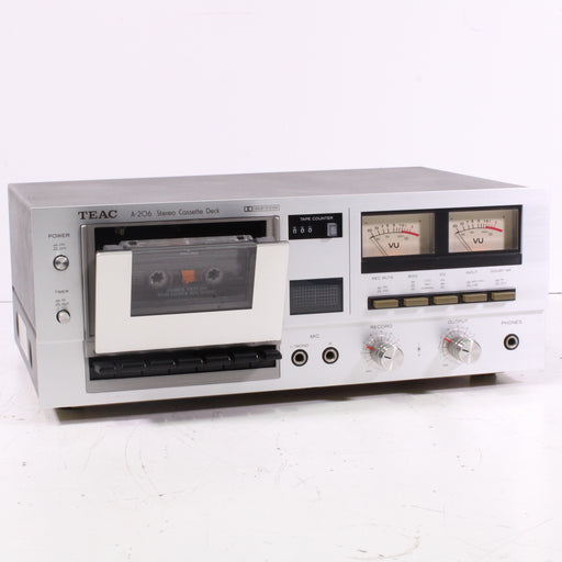 TEAC A‑206 Stereo Cassette Deck with Dolby System (1980s)-Cassette Players & Recorders-SpenCertified-vintage-refurbished-electronics