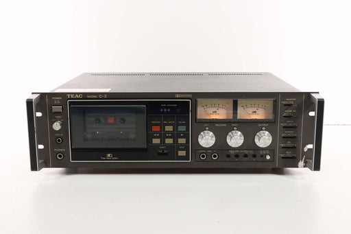 TEAC C-3 3-Head Single Stereo Cassette Deck Player Recorder-Cassette Players & Recorders-SpenCertified-vintage-refurbished-electronics