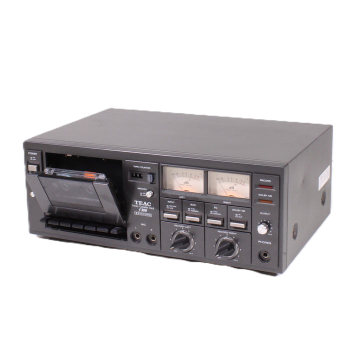 TEAC F-300 Stereo Cassette Deck Dolby B Analog VU Meters (AS-IS??)-Electronics-SpenCertified-vintage-refurbished-electronics