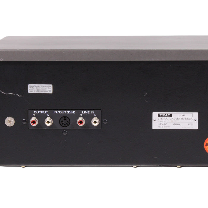TEAC F-300 Stereo Cassette Deck Dolby B Analog VU Meters (AS-IS??)-Electronics-SpenCertified-vintage-refurbished-electronics