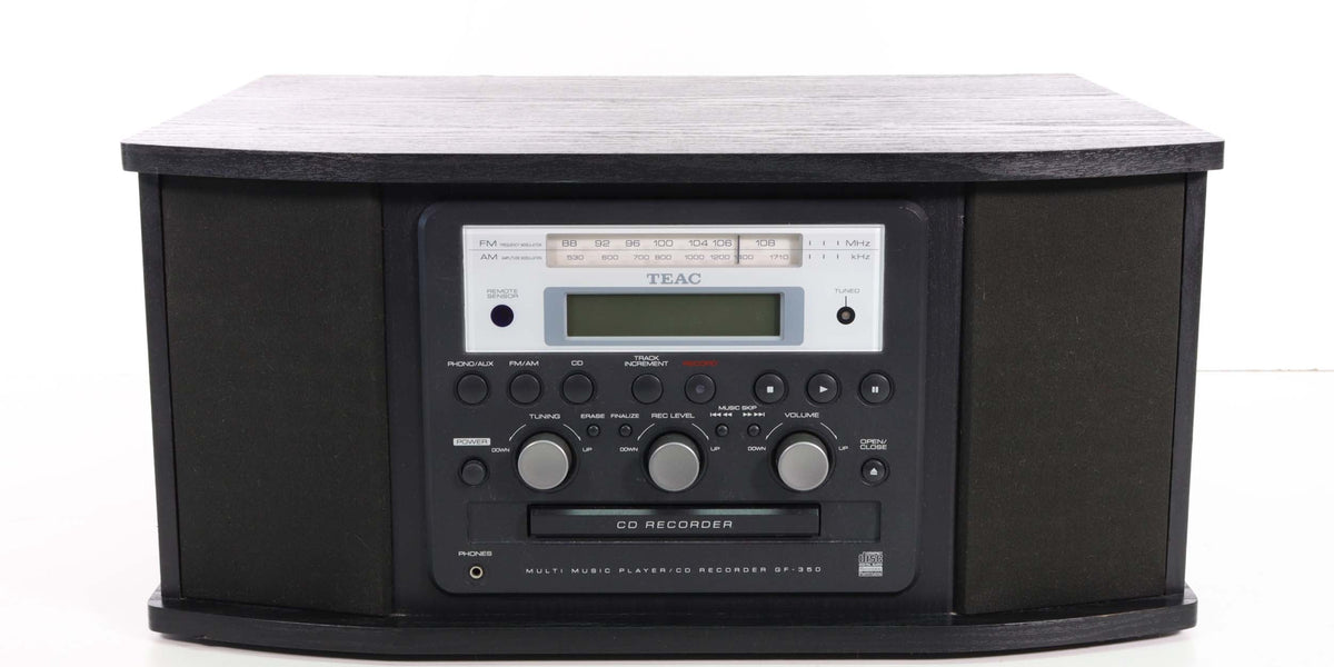 【中古】TEAC CDレコーダー ターンテーブル付 GF-350 Teac GF-350 Record Player Turntable AM/FM Tuner no Remote | eBay