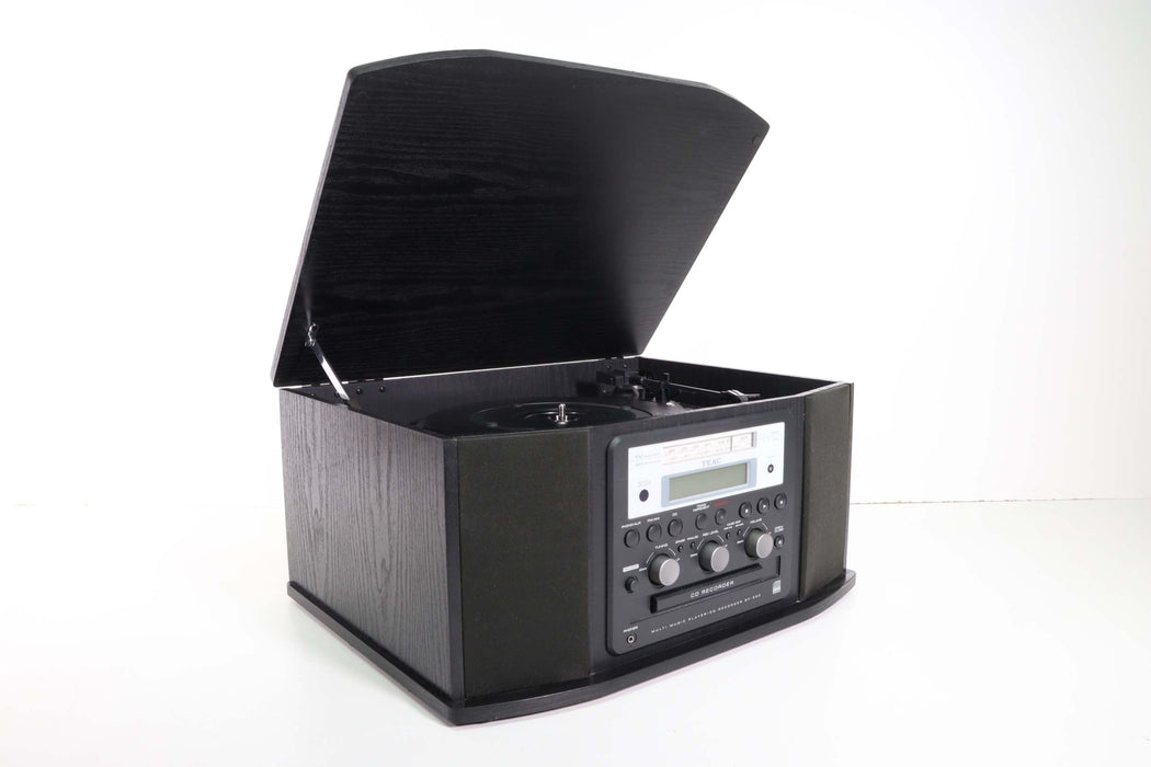 TEAC GF-350 Record Player/CD Recorder/AM-FM Music System (With Remote)