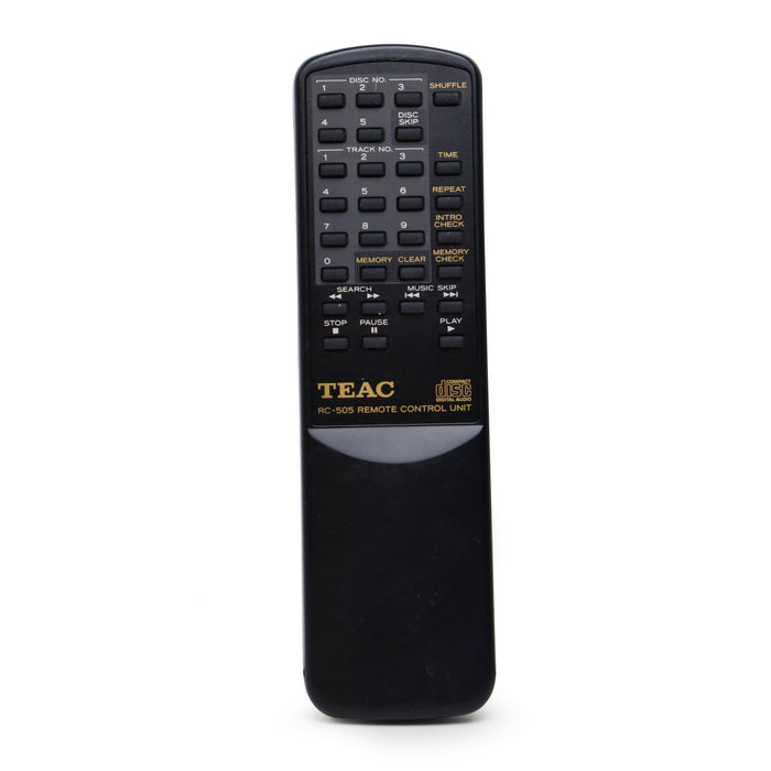 TEAC RC-505 Remote Control for 5 Disc CD Player Changer PD1260 and More-Remote-SpenCertified-Style 2-refurbished-vintage-electonics