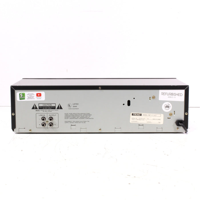 TEAC V-347 Stereo Cassette Deck Dolby NR Full Auto Stop-Cassette Players & Recorders-SpenCertified-vintage-refurbished-electronics