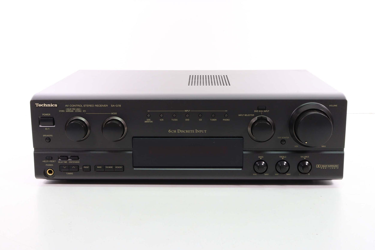 TECHNICS-SA-G78-AV-Control-