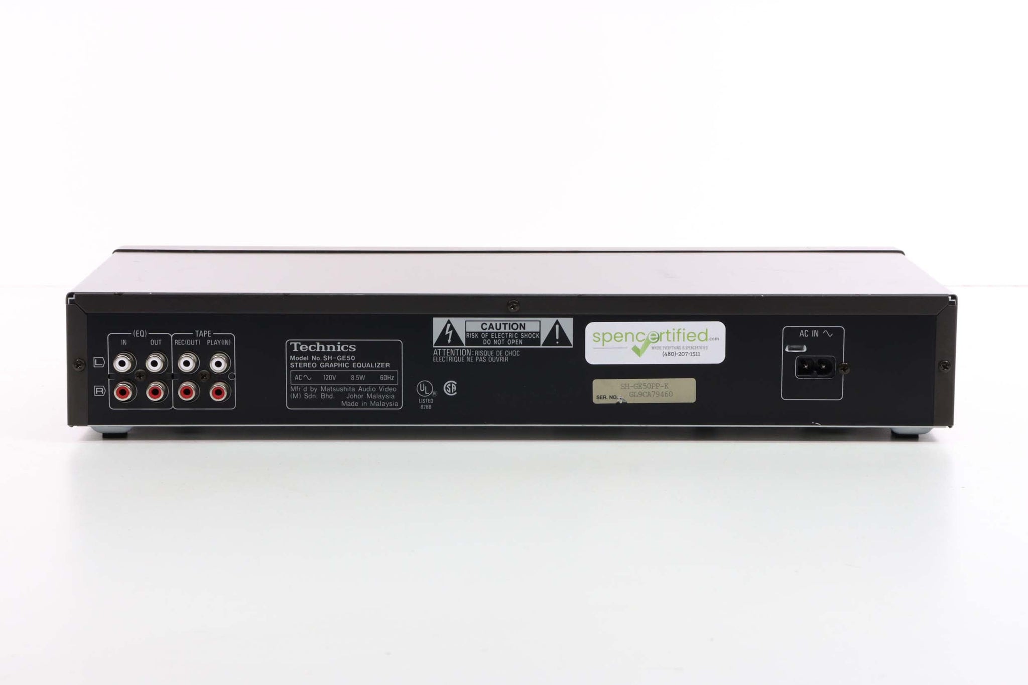 TECHNICS SHGE50 Stereo Graphic Equalizer