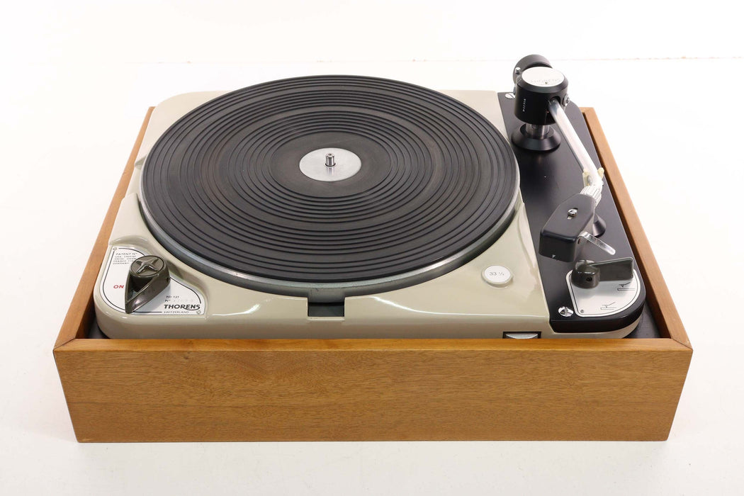 THORENS TD-121 Wooden Turntable Early 1960's-Turntables & Record Players-SpenCertified-vintage-refurbished-electronics