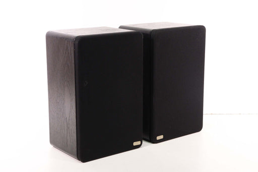 T.S.W. Black Wood Bookshelf Speakers (Pair)-Speakers-SpenCertified-vintage-refurbished-electronics