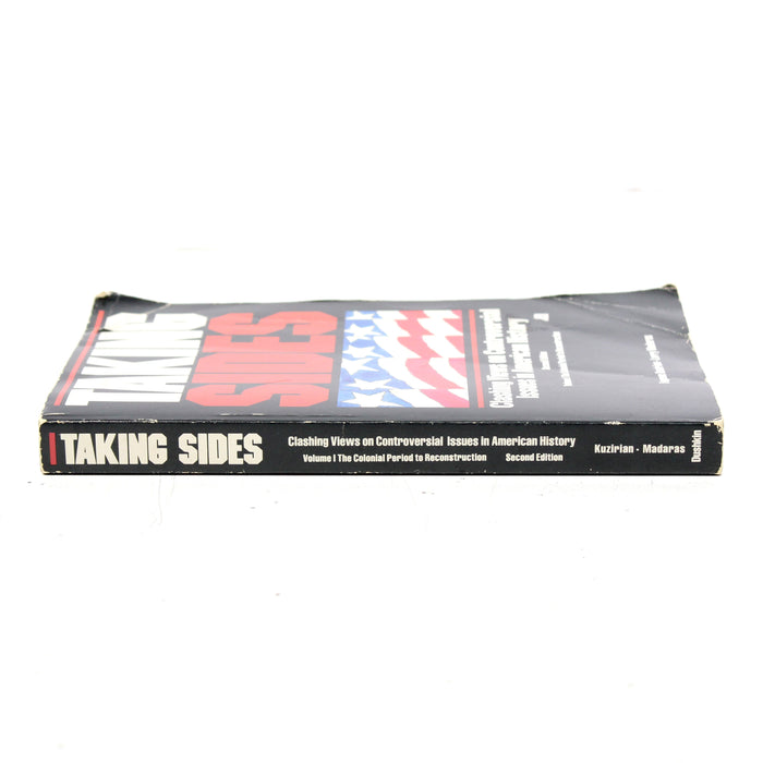 Taking Sides: Clashing Views on Controversial Issues in American History by Kuzirian Paperback Book (1987)-Books-SpenCertified-vintage-refurbished-electronics