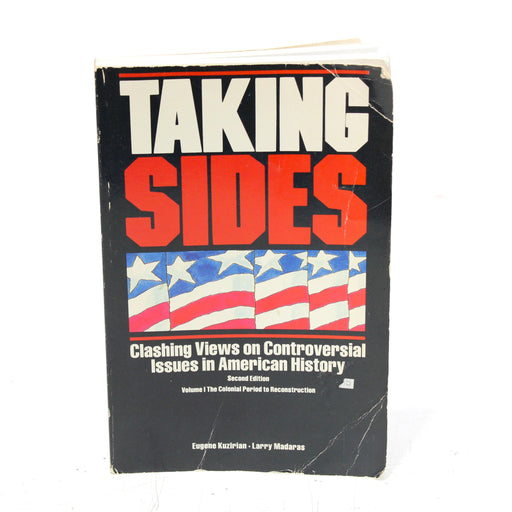 Taking Sides: Clashing Views on Controversial Issues in American History by Kuzirian Paperback Book (1987)-Books-SpenCertified-vintage-refurbished-electronics