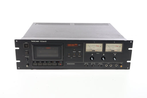Tascam 112 MKII Studio Cassette Tape Deck with Rack Mount (NO FFWD)-Cassette Players & Recorders-SpenCertified-vintage-refurbished-electronics