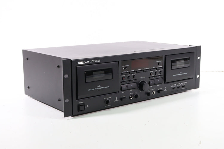 Tascam 202MKVII Dual Cassette Deck with USB (with Original Box)