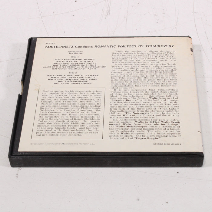 Tchaikovsky Romantic Waltzes – André Kostelanetz Conducts Reel to Reel Tape 7" 1/4" 7½ IPS Columbia Stereo Tape-Reel-to-Reel Tape-SpenCertified-vintage-refurbished-electronics
