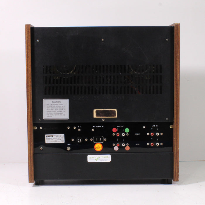 Teac 2340 4-Channel Stereo Reel-to-Reel Tape Deck (1971-72)-Reel-to-Reel Tape Players & Recorders-SpenCertified-vintage-refurbished-electronics