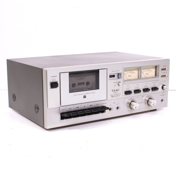 Teac A-107 Vintage Single Stereo Cassette Deck with Dolby System (1977)-Cassette Players & Recorders-SpenCertified-vintage-refurbished-electronics