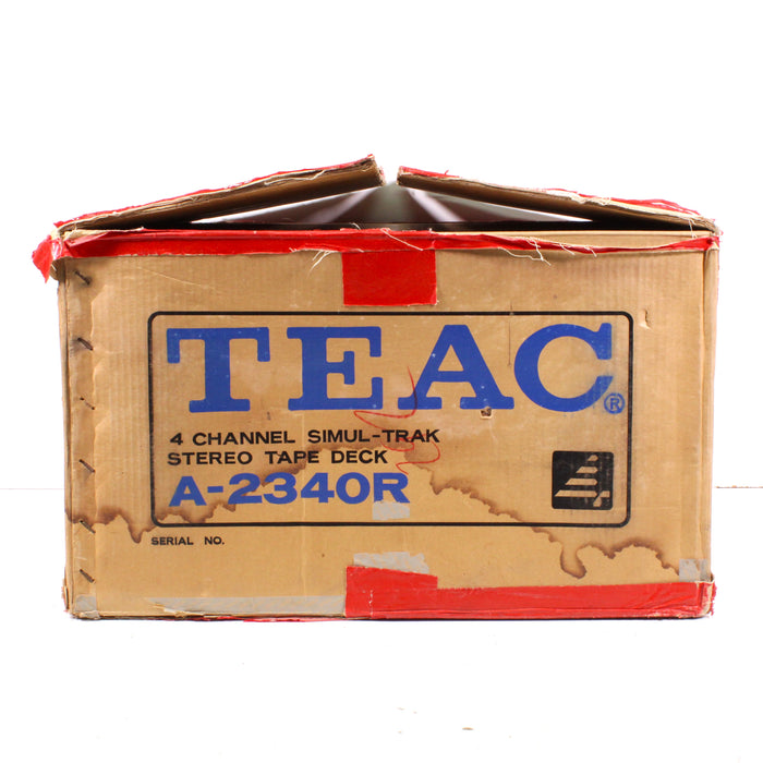 Teac A-2340 4-Channel Simul-Sync Reel-to-Reel Tape Deck w/ Box (1972) (AS IS)-Reel-to-Reel Tape Players & Recorders-SpenCertified-vintage-refurbished-electronics