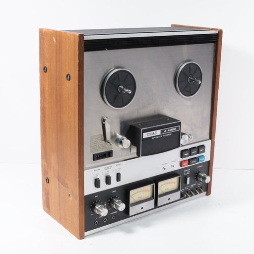 Teac A-4300 Reel-to-Reel Player Recorder with Auto Reverse (MISSING TENSION ARM)-Reel-to-Reel Tape Players & Recorders-SpenCertified-vintage-refurbished-electronics