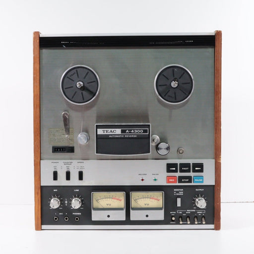 Teac A-4300 Reel-to-Reel Player Recorder with Auto Reverse (MISSING TENSION ARM)-Reel-to-Reel Tape Players & Recorders-SpenCertified-vintage-refurbished-electronics